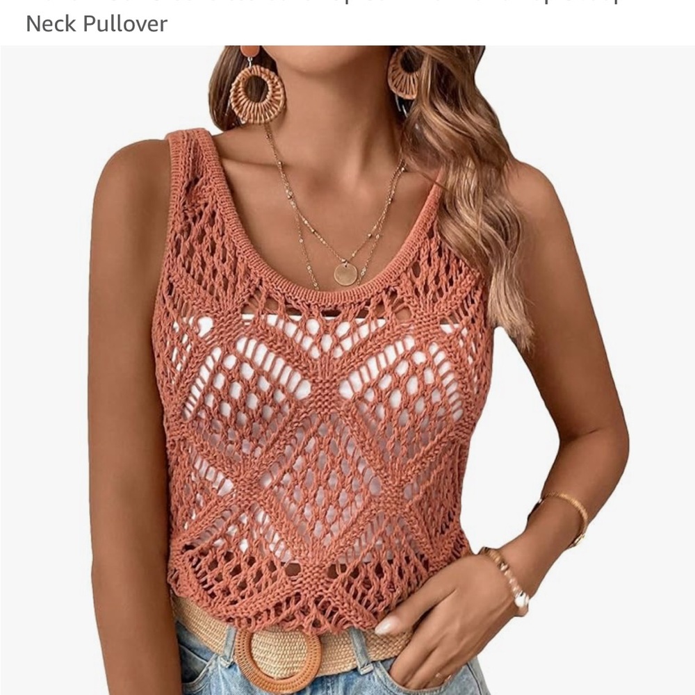 Women’s crotchet boho pull over